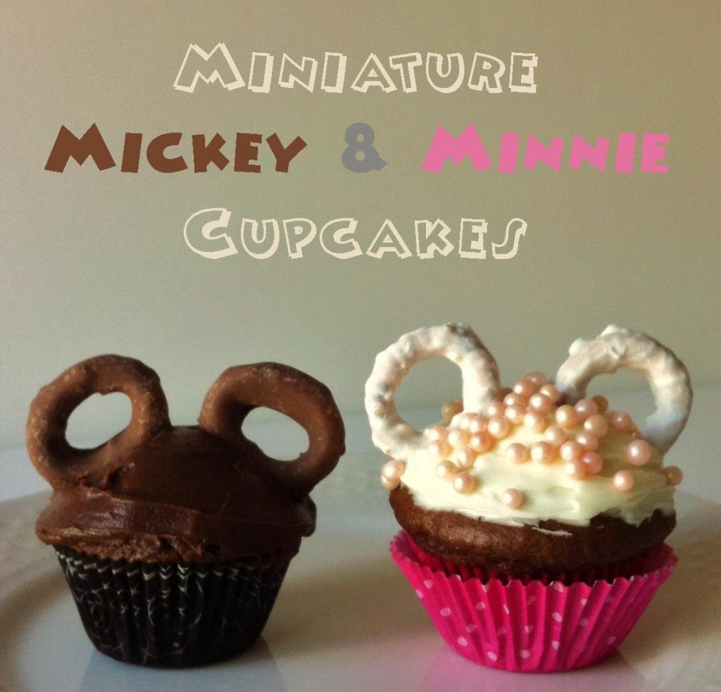 Miniature Mickey Cupcakes