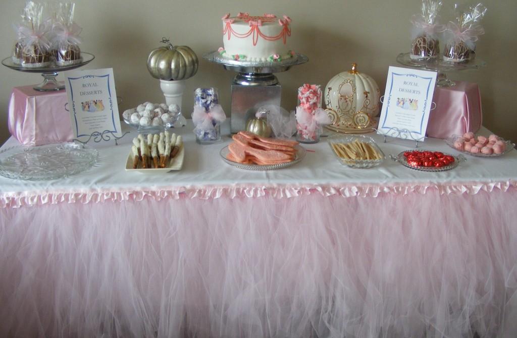 Princess Baby Shower Treat Table