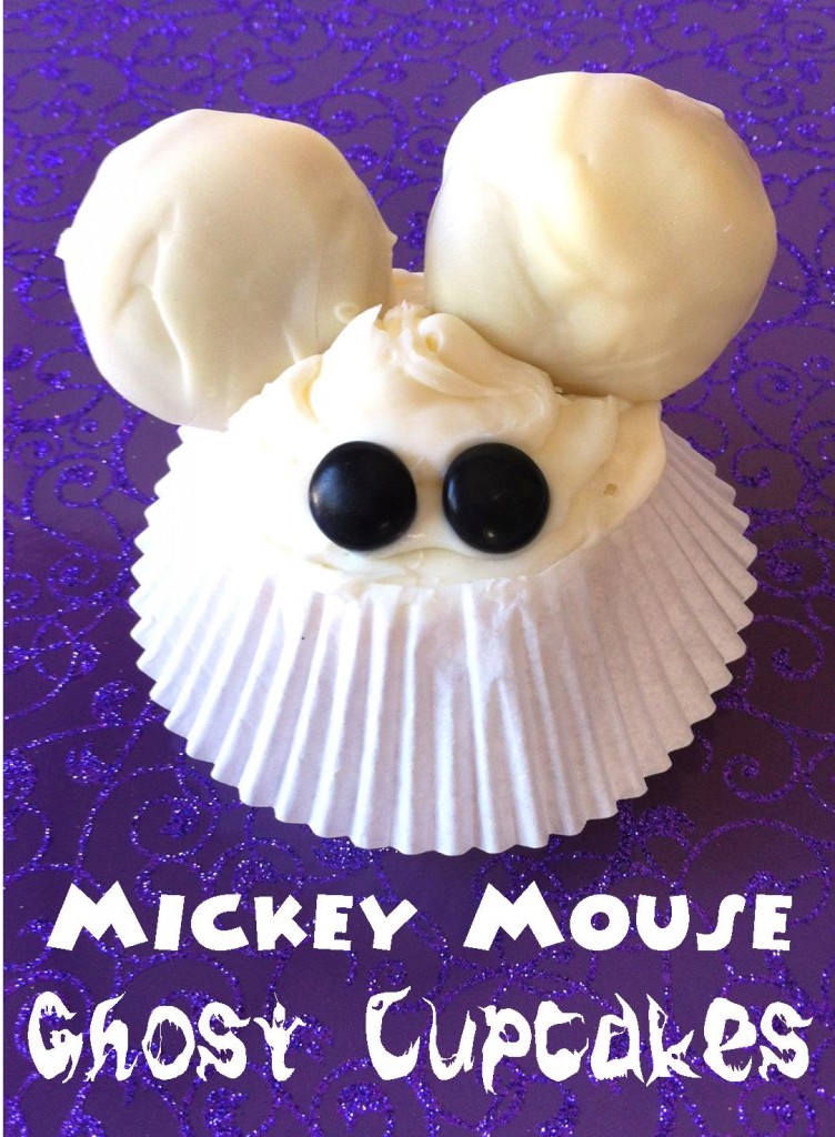 Mickey Mouse Ghost Cupcakes