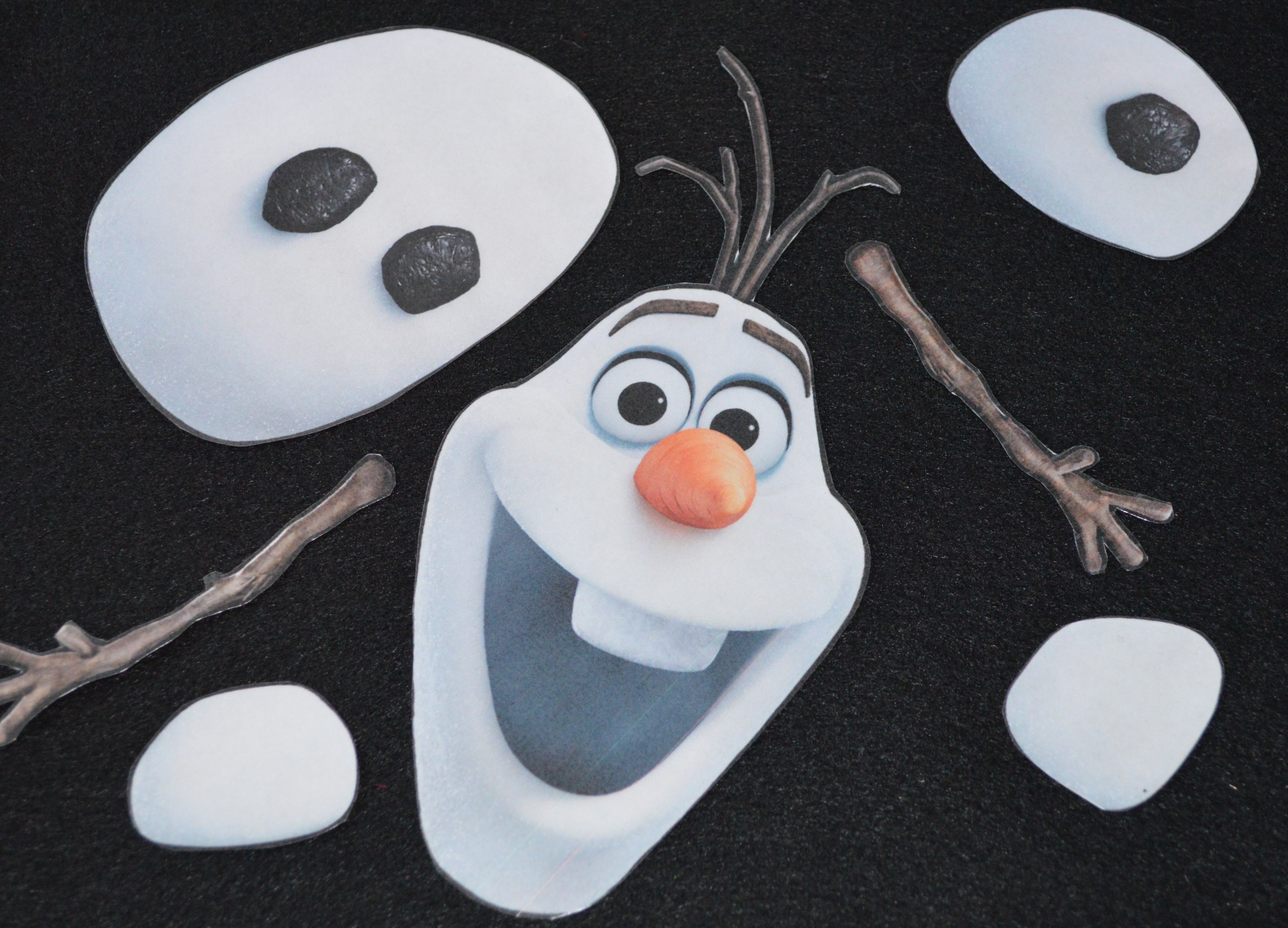 Olaf Snowman Building Kit with FREE Printable