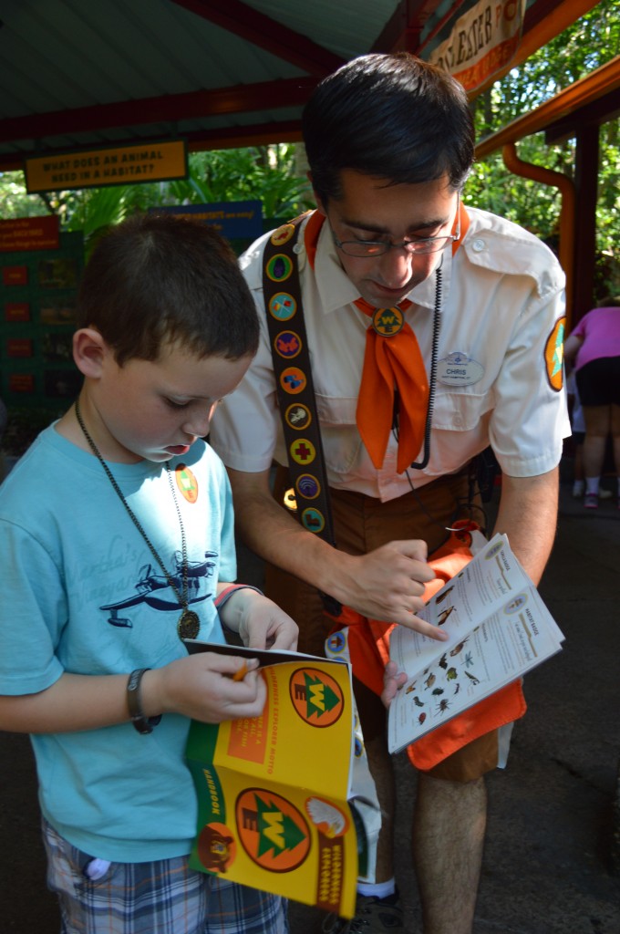 Wilderness Explorer program at Disney's Animal Kingdom