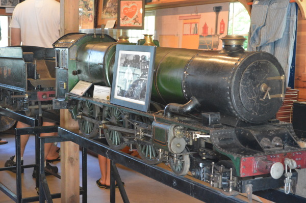 In Walt's Barn are some great trains including this one purchased in London.