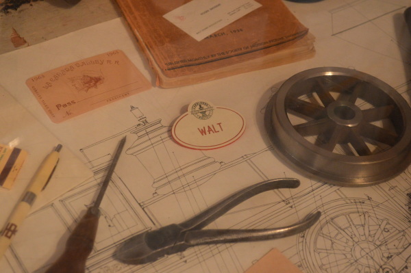 Walt Disney's work bench
