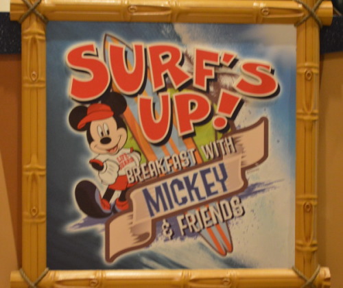 Surf's Up Breakfast at Disneyland