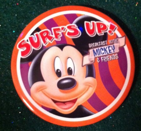 Surf's Up Breakfast with Mickey