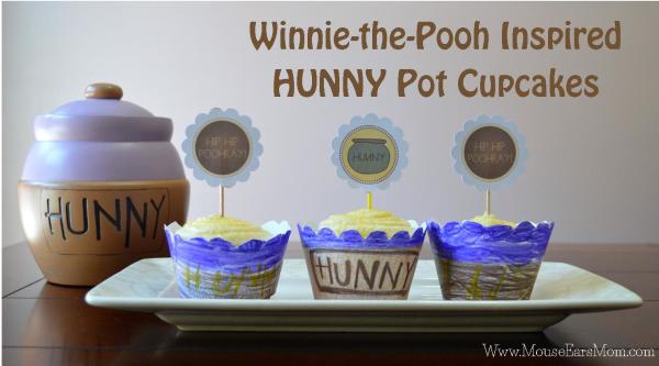 DIY: Winnie-the-Pooh Inspired HUNNY Pot Cupcakes – Mouse Ears Mom